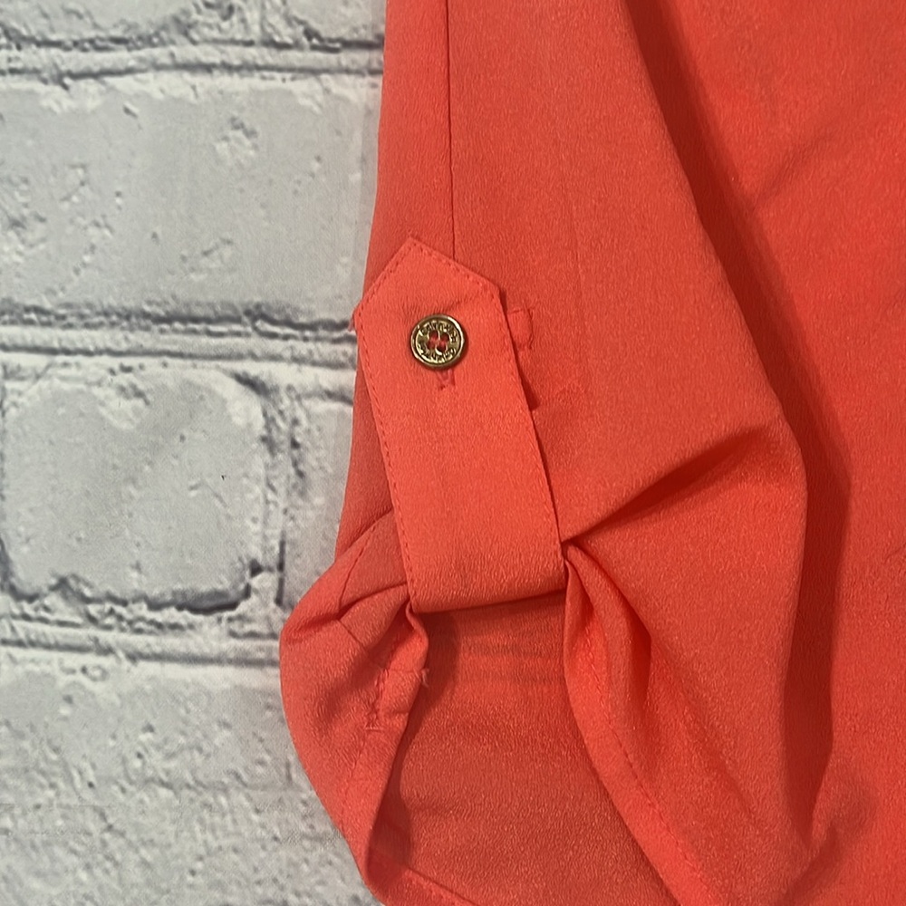 Calvin Klein Orange Blouse - Picture 8 of 12